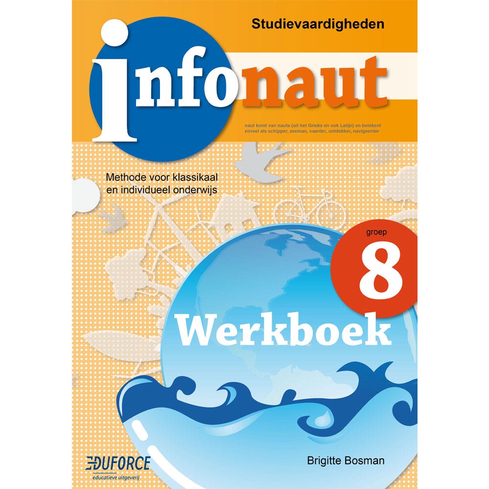 Infonaut Werkboek groep 8 - studievaardigheden (los exemplaar)