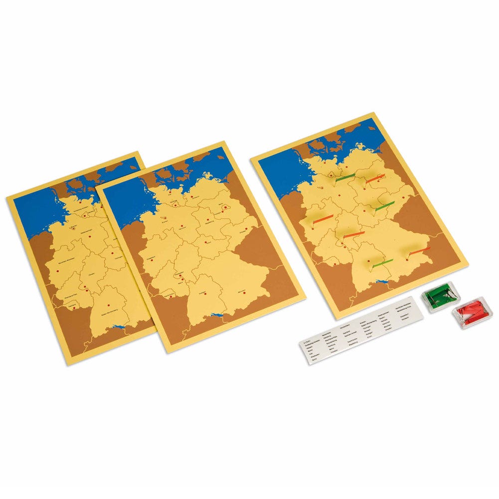 Insteekvlaggenkaarten Duitsland