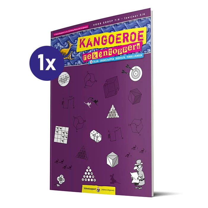 Kangoeroe Rekentoppers 1 gr. 7/8 A oefenboek (los exemplaar)