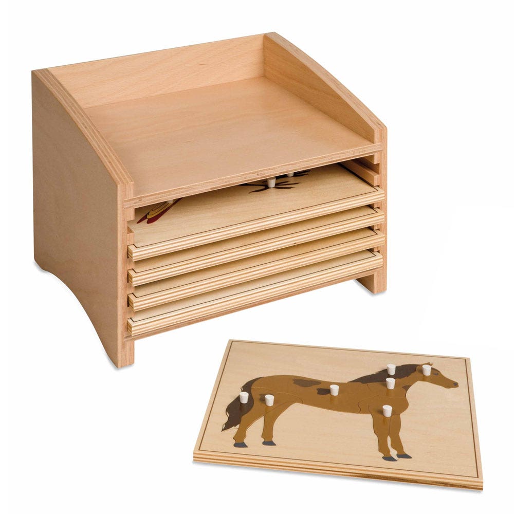 Kastje voor dierenpuzzels