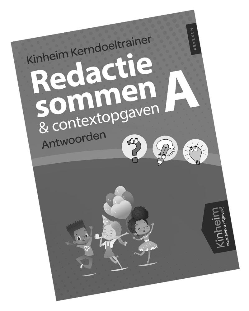 Kerndoeltrainer Redactiesommen & Contextopgaven A - antwoorden