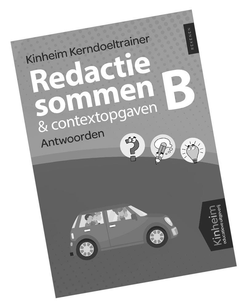 Kerndoeltrainer Redactiesommen & Contextopgaven B - antwoorden