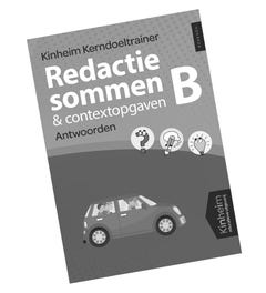 Kerndoeltrainer Redactiesommen & Contextopgaven B - antwoorden