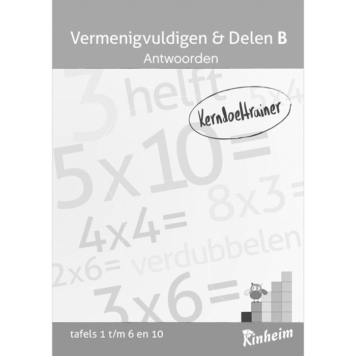 Kerndoeltrainer Vermenigvuldigen & Delen B antwoorden