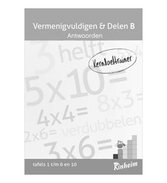 Kerndoeltrainer Vermenigvuldigen & Delen B antwoorden