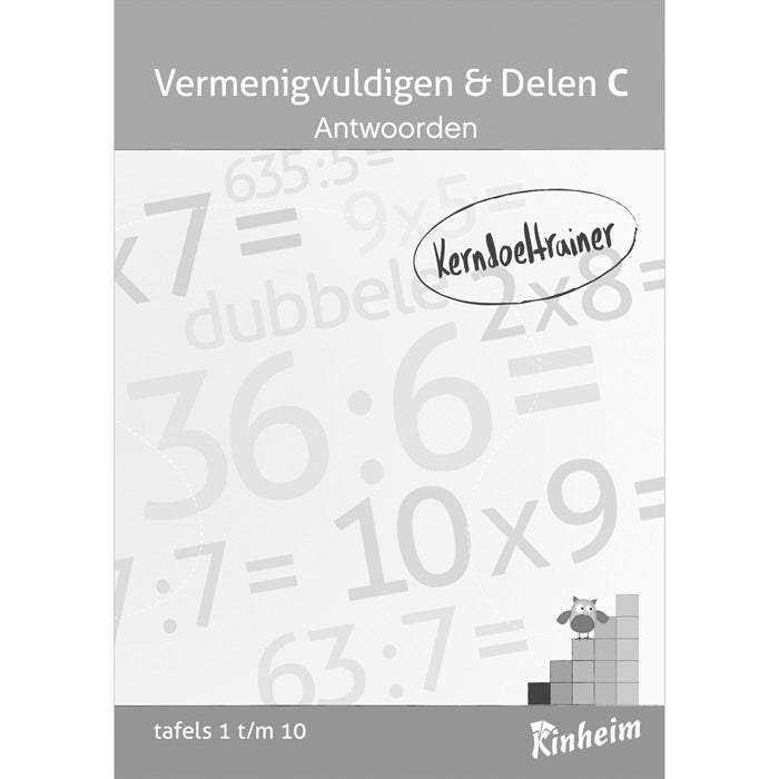 Kerndoeltrainer Vermenigvuldigen & Delen C antwoorden