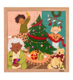 Kerstpuzzel | Hout