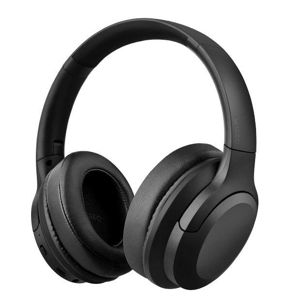 WISEQ Kids ANC - Active Noise Cancelling - Zwart