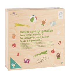 Kikker springt getallen