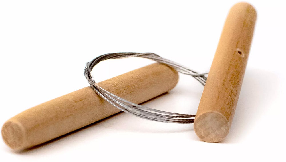 Kleisnijder | Houten model met staaldraad