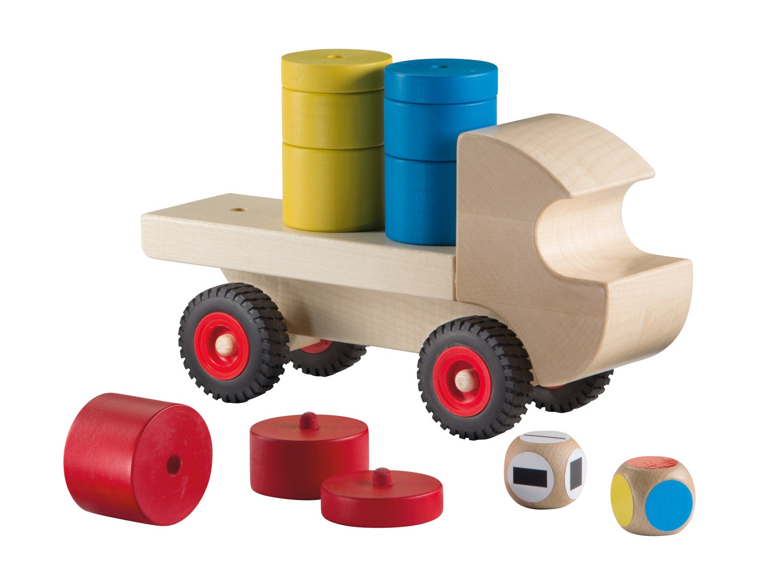 Kleuren stapelwagen | Hout