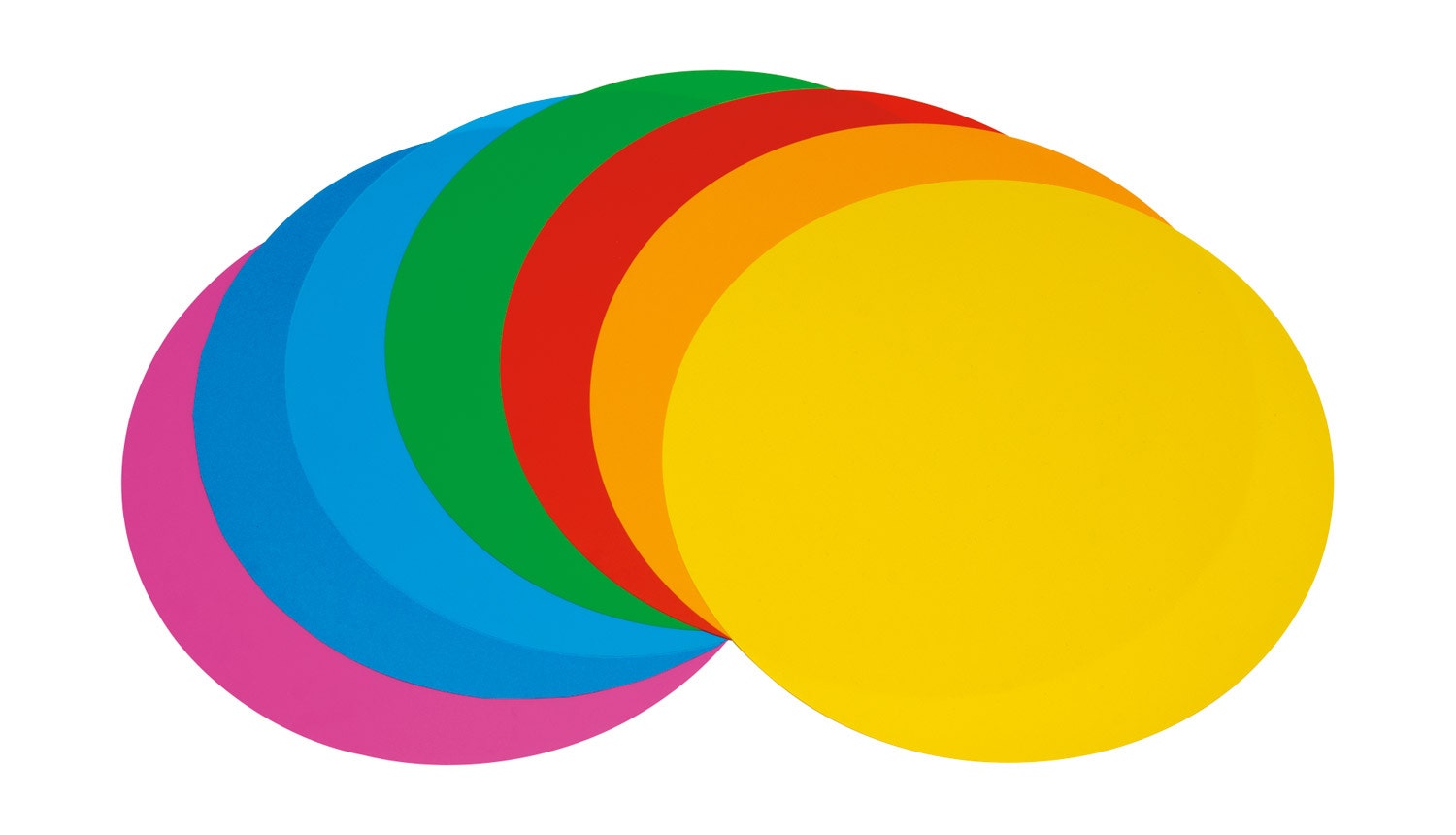 Kleurenfolie voor rond lichtpaneel | 7 kleuren