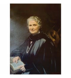 Kleurenfoto Maria Montessori