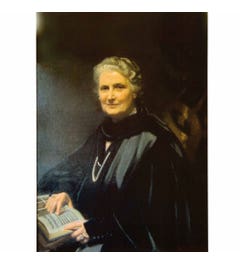 Kleurenfoto Maria Montessori