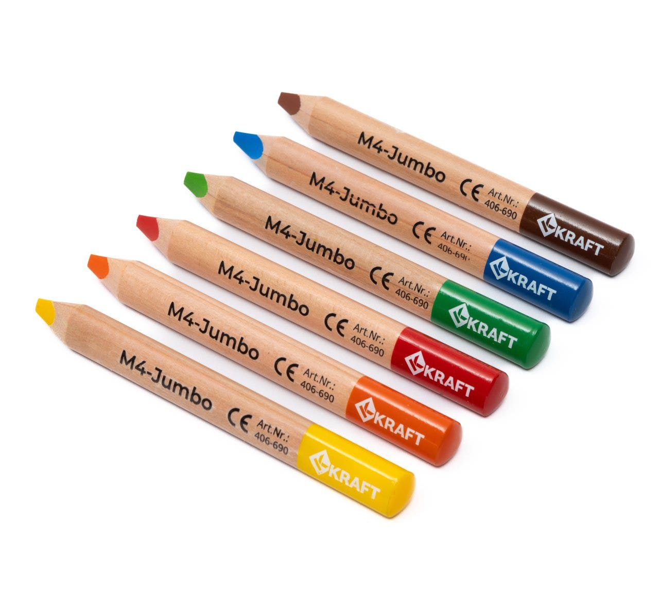 M4 Jumbo kleurpotloden | Set van 6