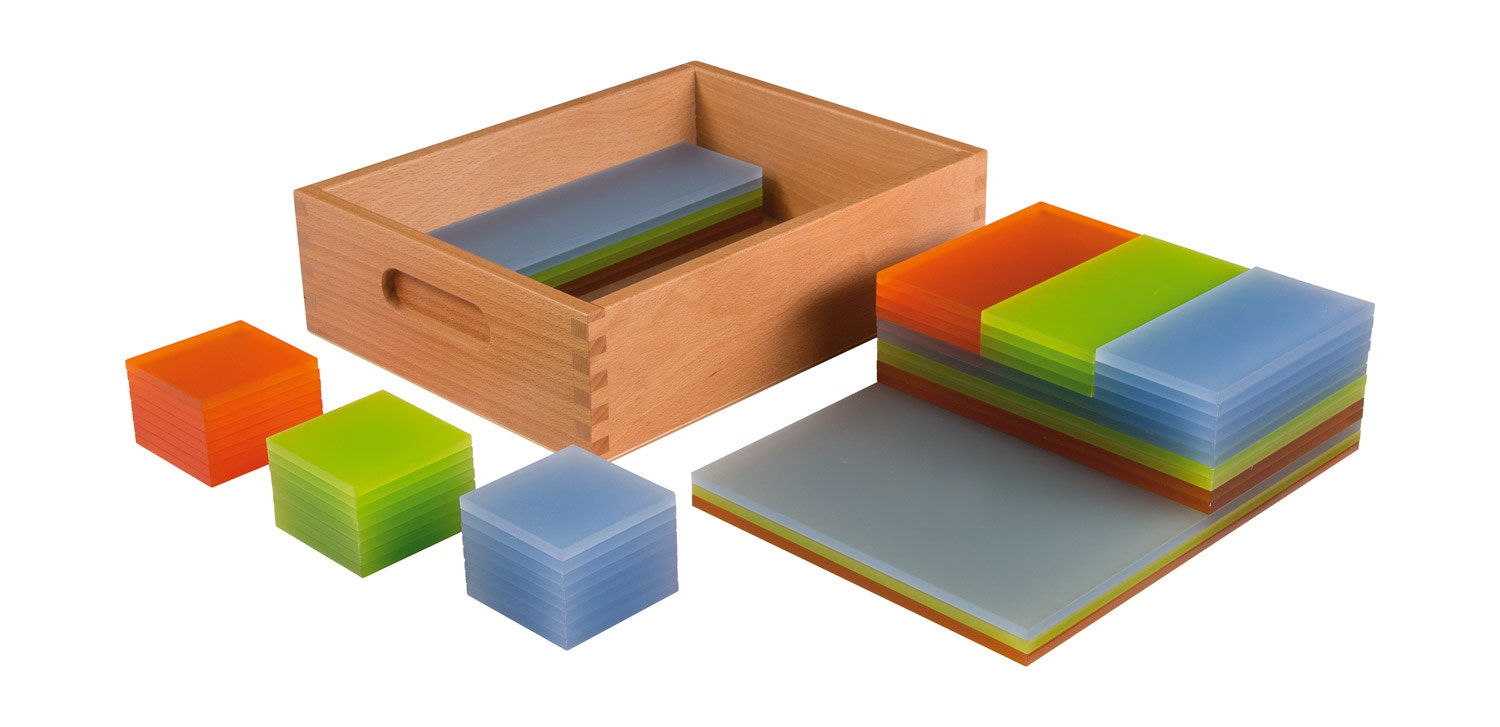 Kleurrijke bouwplaten van acryl | Uhl (50 stuks)