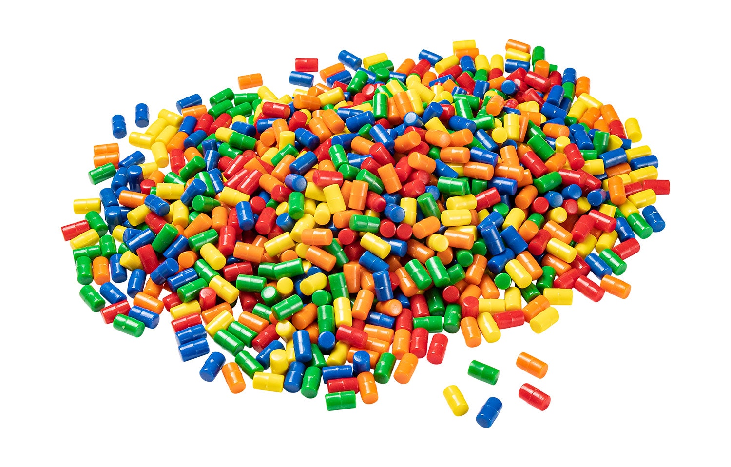 Kleurrijke insteekpluggen | Ø 0,7 cm (1000 stuks)