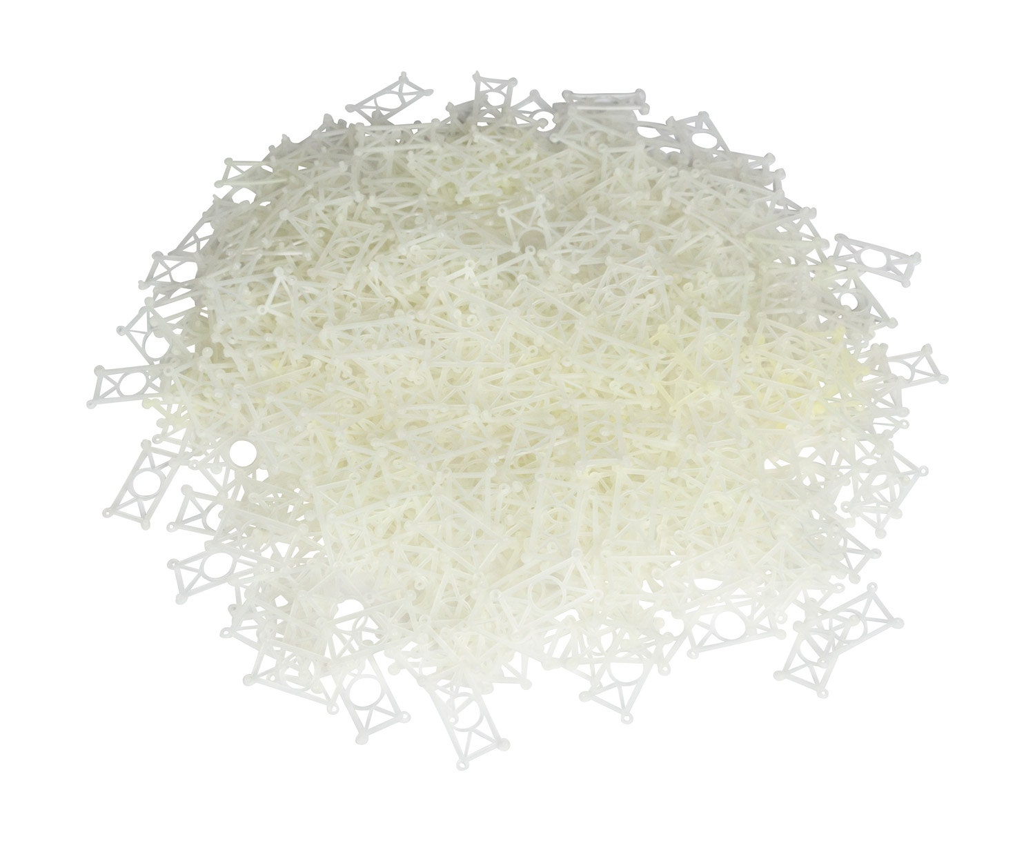 Knüpferli knoopelementen | Fluoriserend | ca. 500 stuks