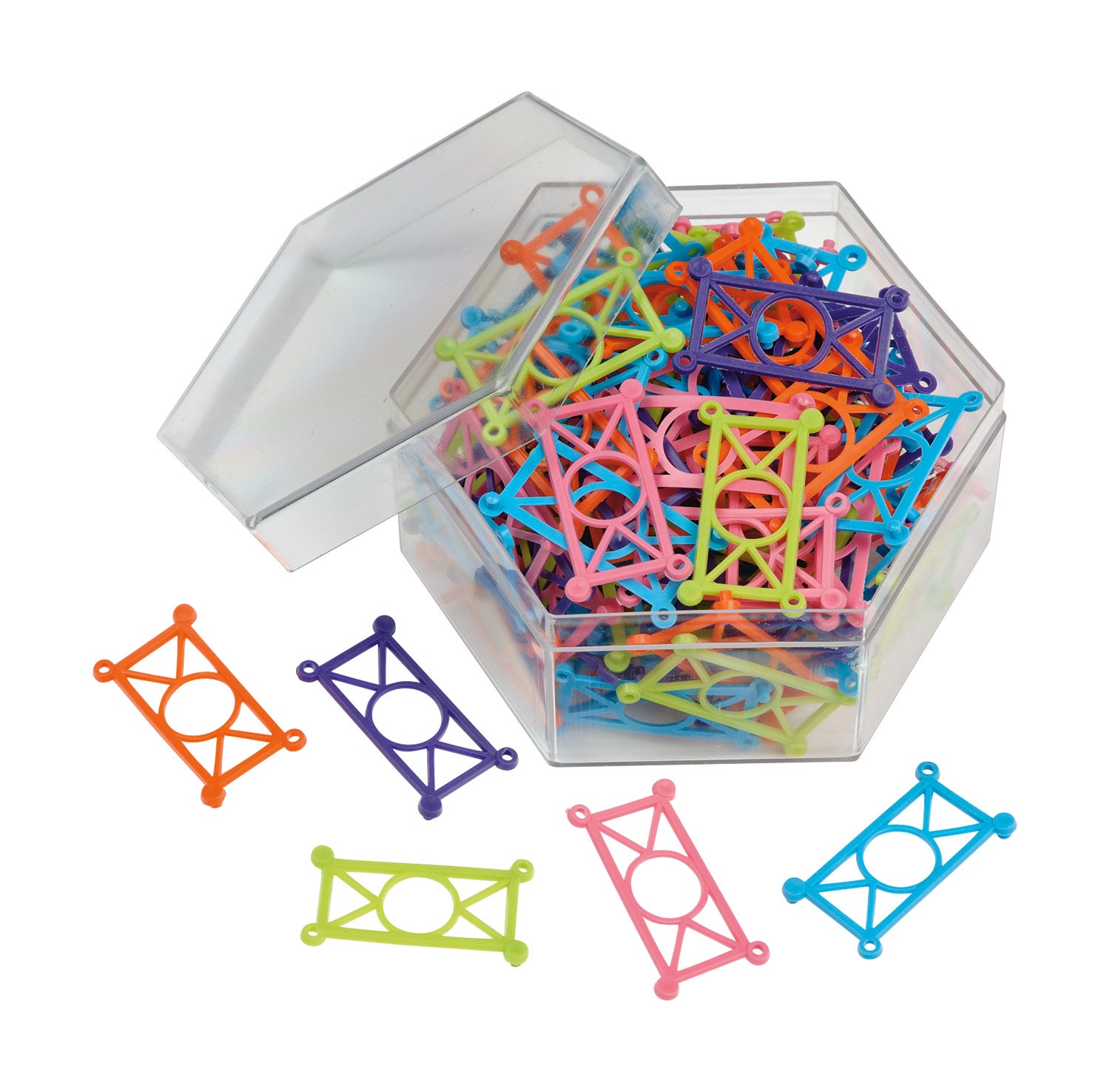 Knüpferli knoopelementen | Pastel | 100 stuks