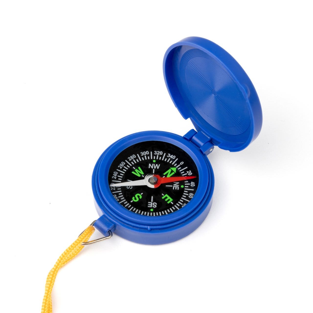Kinderkompas met koord | Blauw