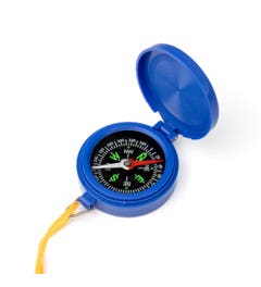 Kinderkompas met koord | Blauw