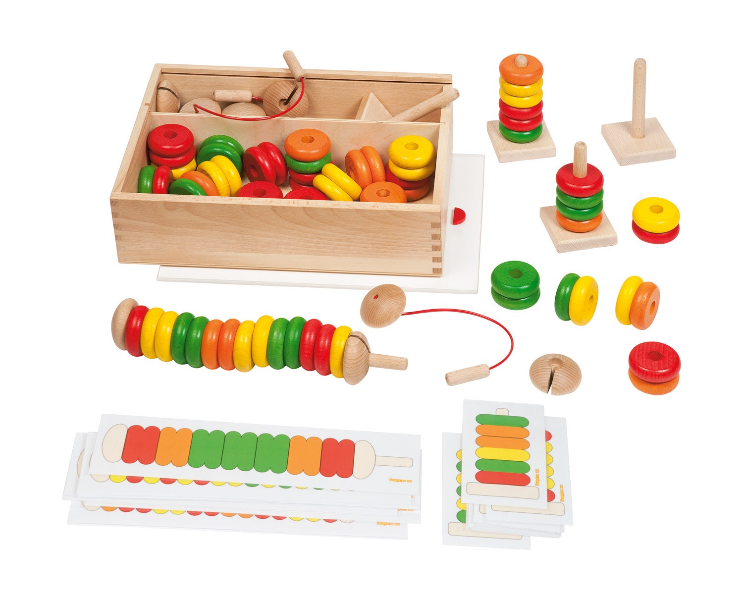 Kralenwormen rijgen | 48-delig