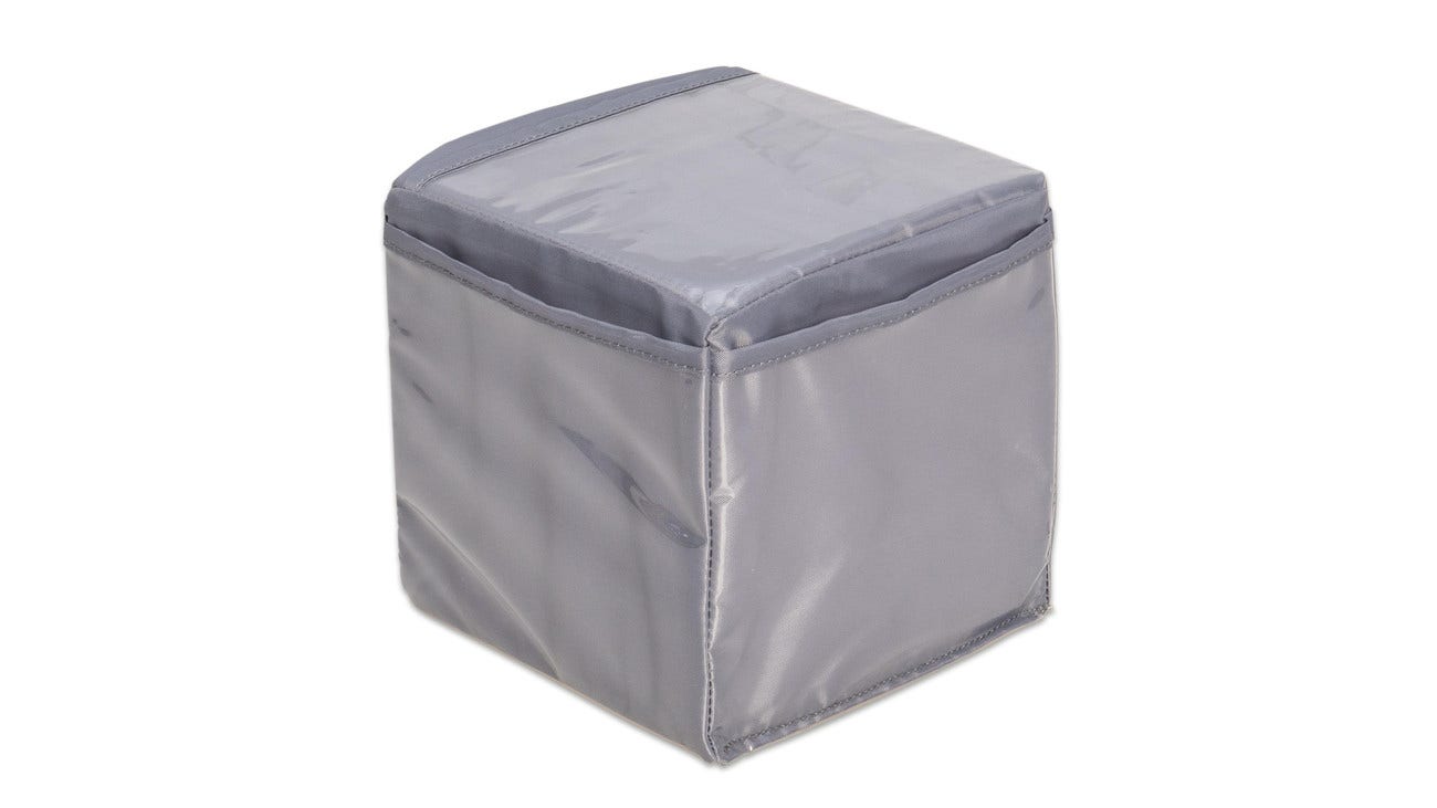 Kubus grijs - 15x15x15cm