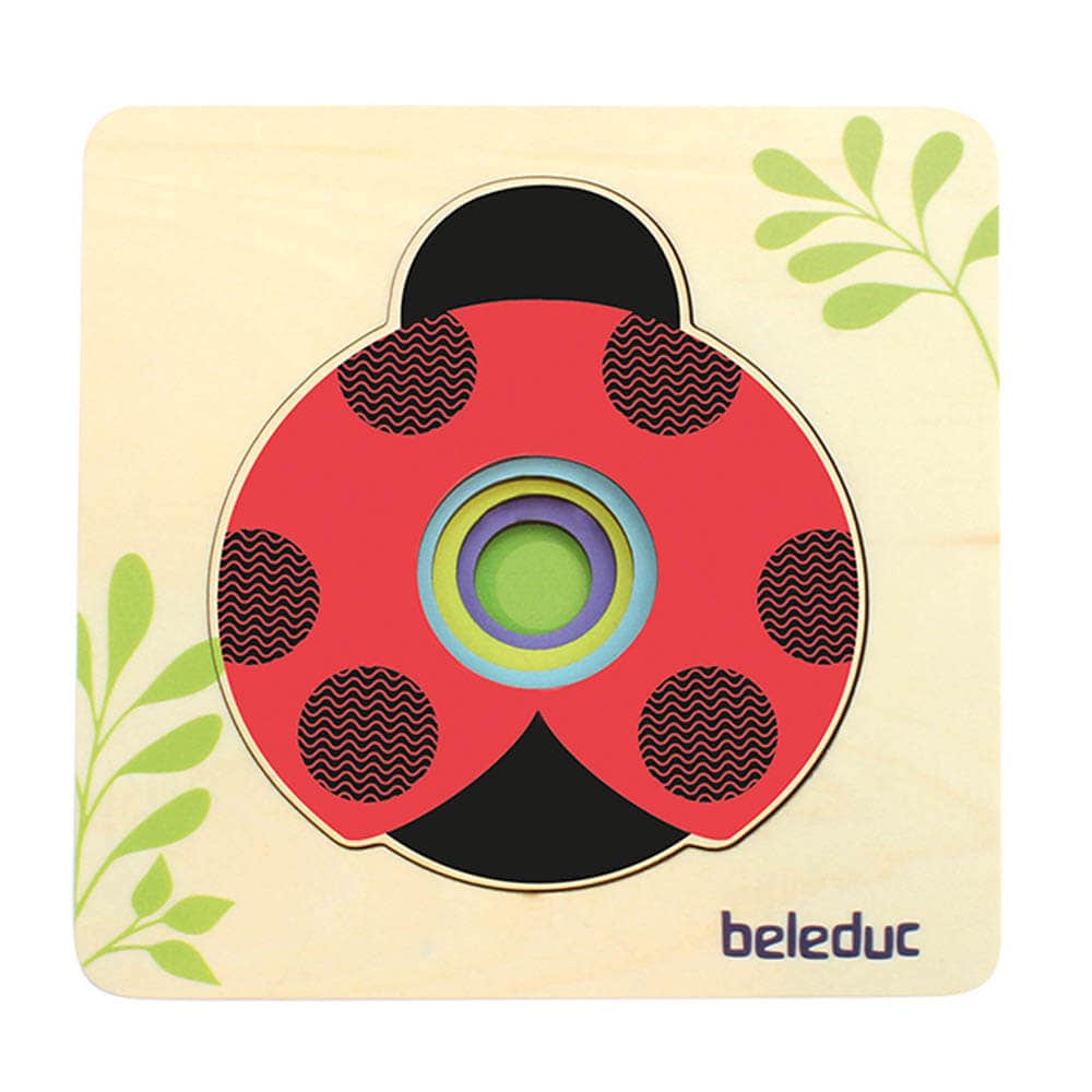 Lagenpuzzel | 4 stukjes | Lieveheersbeestje