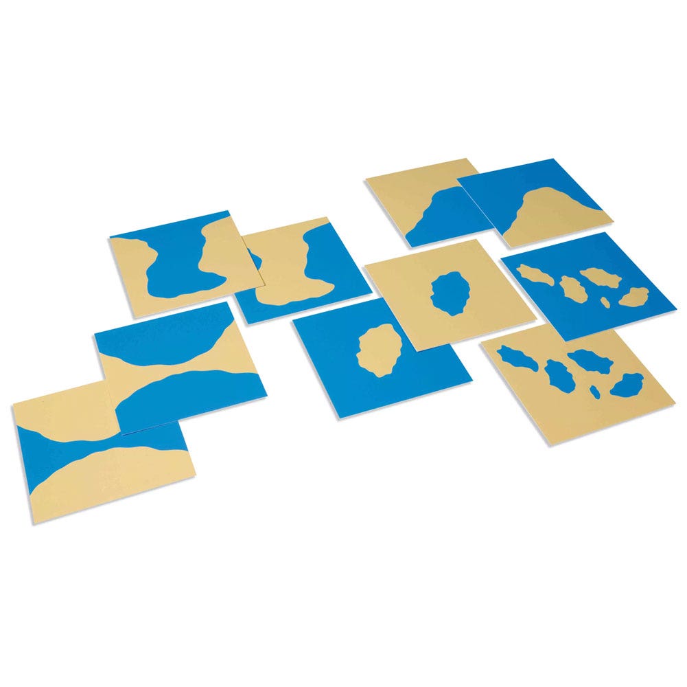 Land- en watervormen opdrachten|Montessori