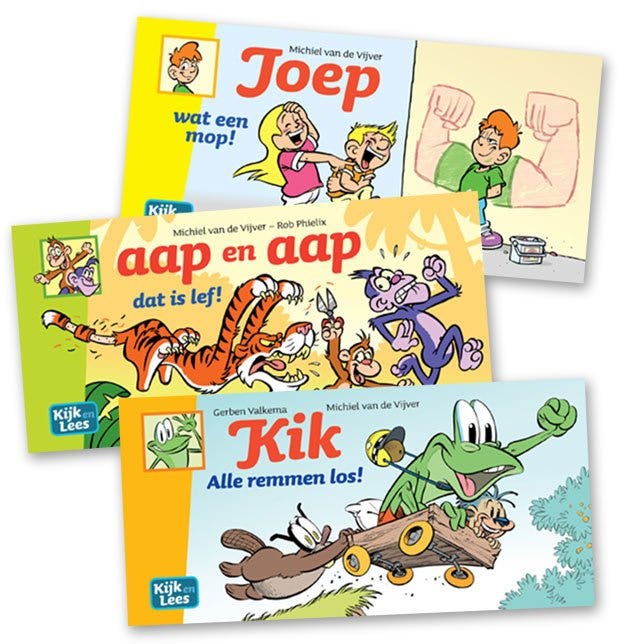 Kijk en Lees - Mini Leespakket - Groep 3 (AVI Start - M3 - E3 - Kern 1-12)