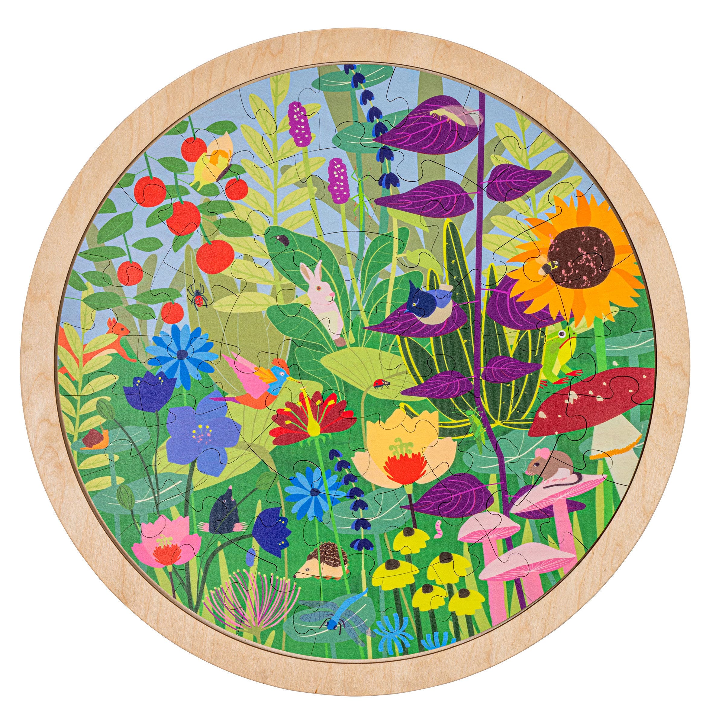 Legpuzzel | Leefgebieden-Tuin (49 stukjes) | Educo