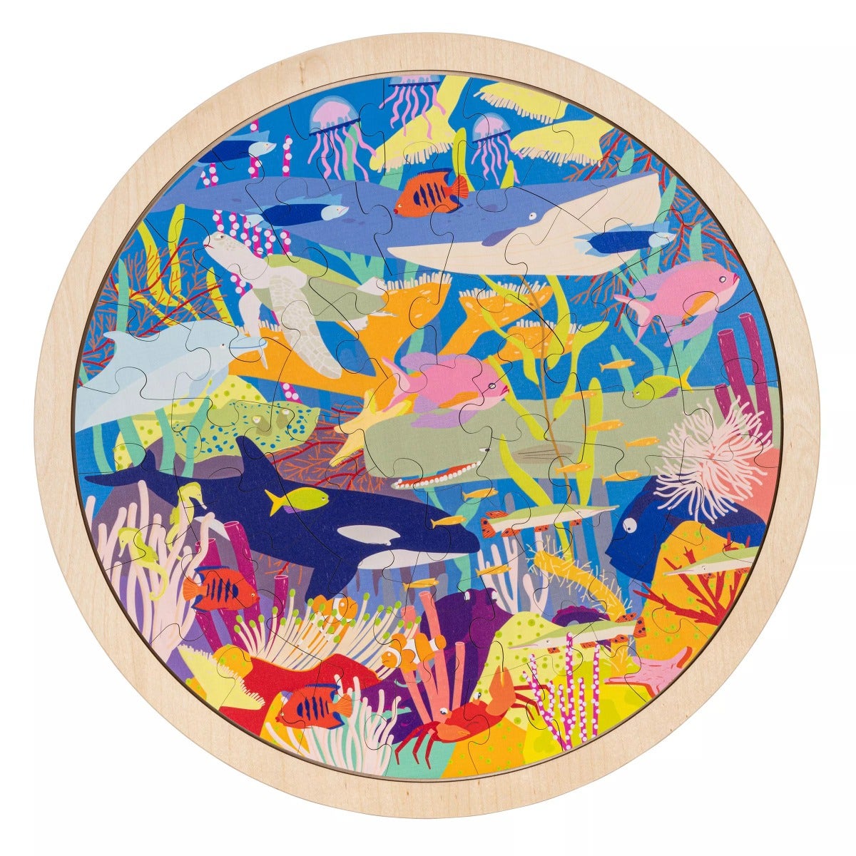 Legpuzzel | Leefgebieden, Zee| 49 stukjes | Educo