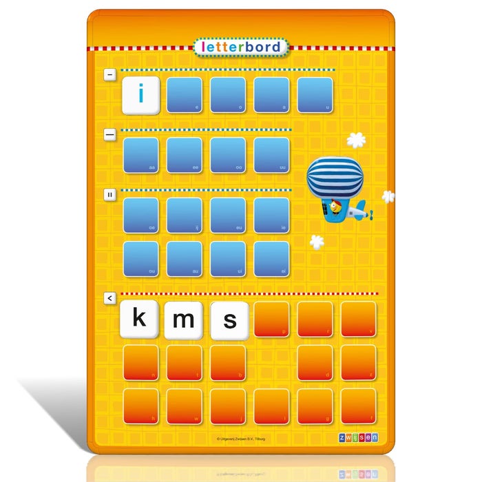 Veilig Leren Lezen Kim-versie Letterbord magnetische letters Veilig Leren Lezen Kim-versie Letterbord magnetische letters