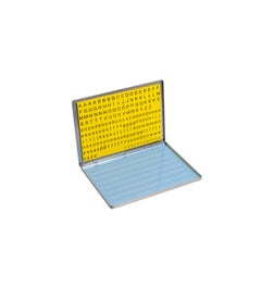 Magnetische letterdoos