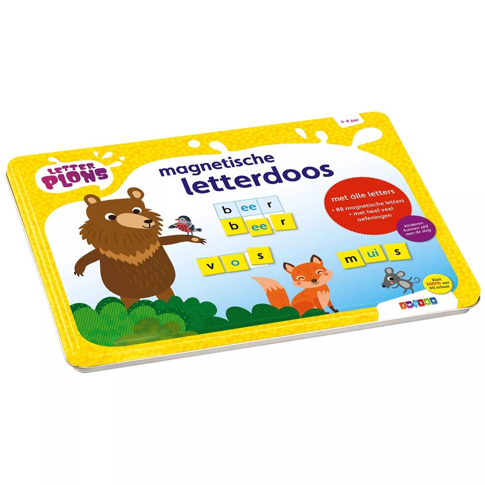 Letterplons magnetische Letterdoos