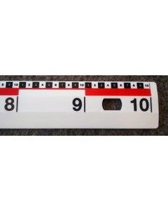 Liniaal met dm indeling