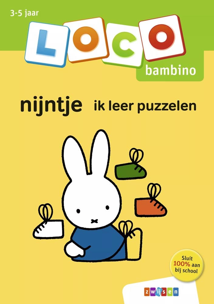 Loco bambino - Nijntje | Ik leer puzzelen | Groep 1-2