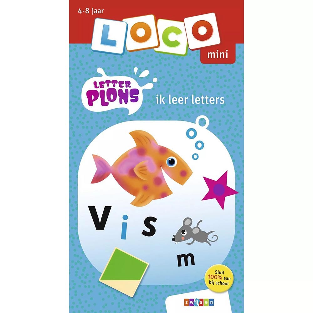 Loco mini - Letterplons | Ik leer letters | Groep 1-3