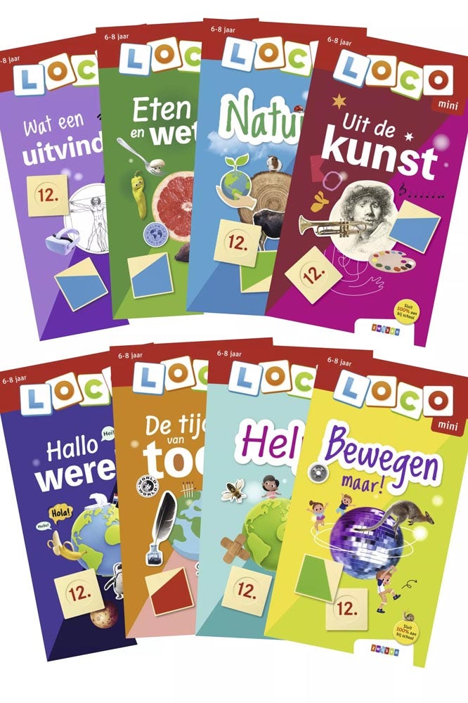 Loco mini - Pakket (8 titels) | Code D | Groep 3-4