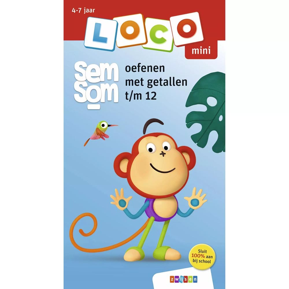 Loco mini - Semsom oefenen met getallen t/m 12 | Groep 1-3