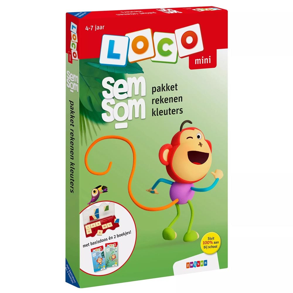 Loco mini - Semsom rekenen kleuters | Pakket | Groep 1-3