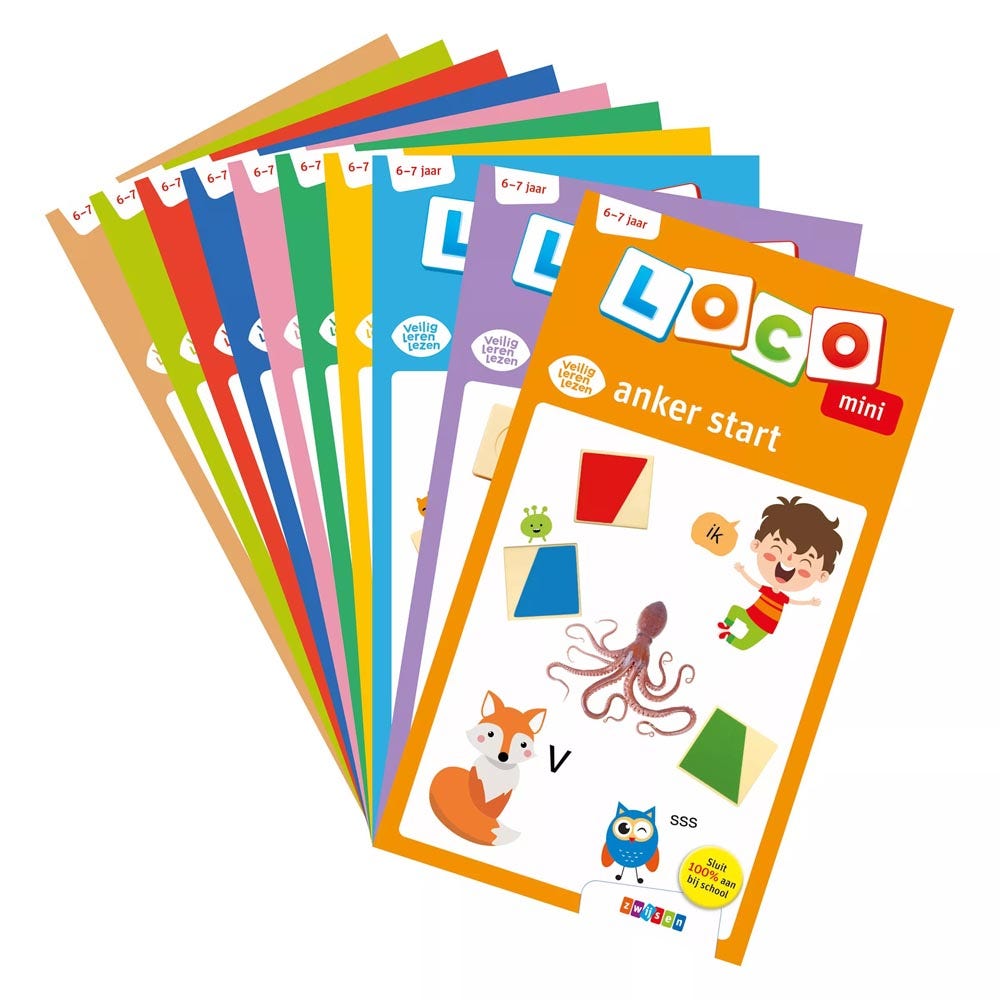 Loco mini - Veilig leren lezen | Zoem versie | Pakket (10 titels)
