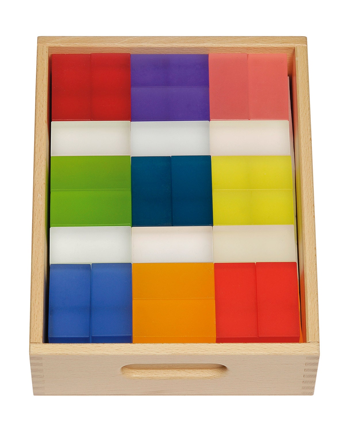 Lumi bouwstenen acryl | Mat |Blokken assorti (112 stuks)