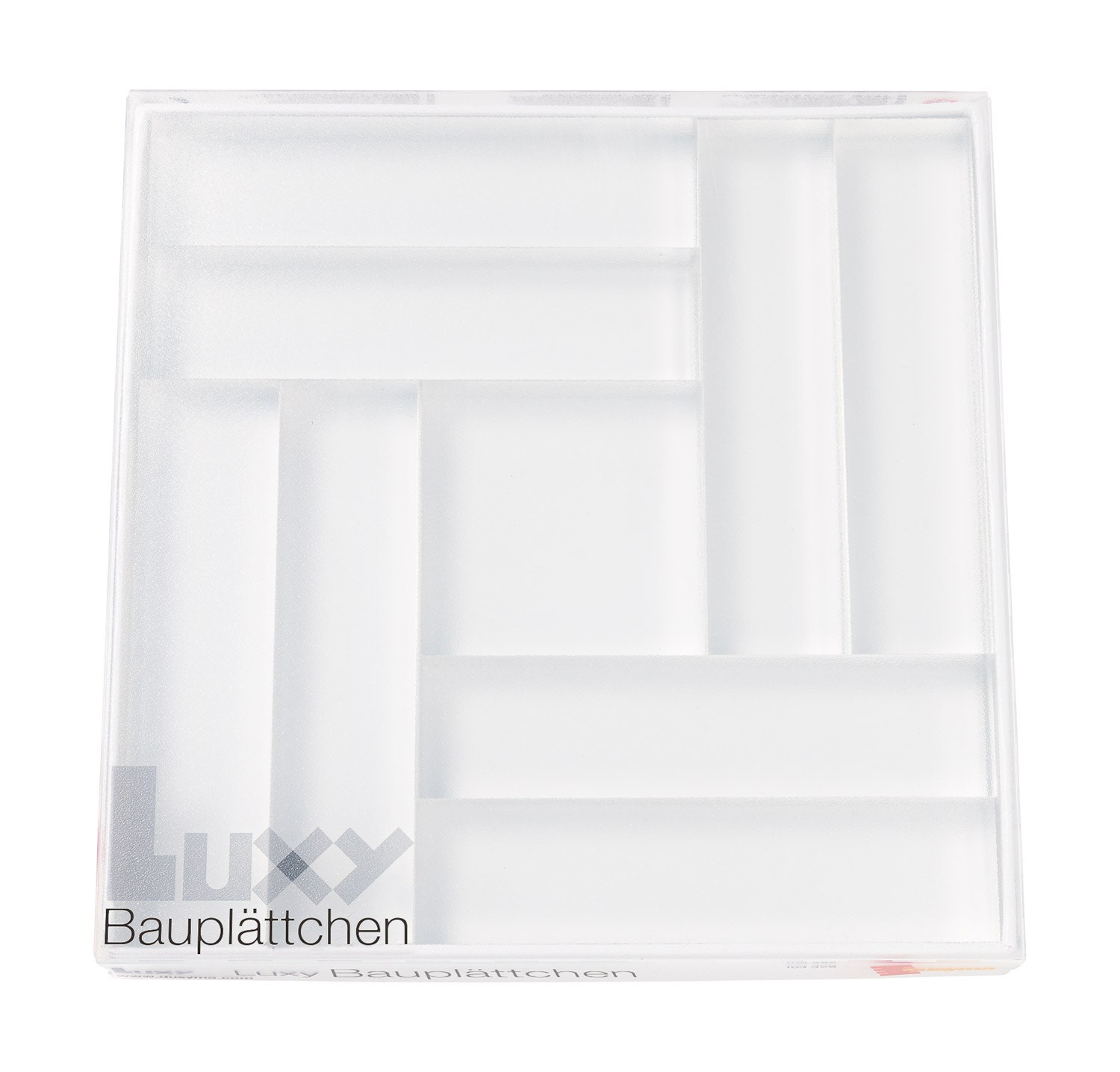 Luxy bouwstenen acryl | Helder | Blokken (24 stuks)