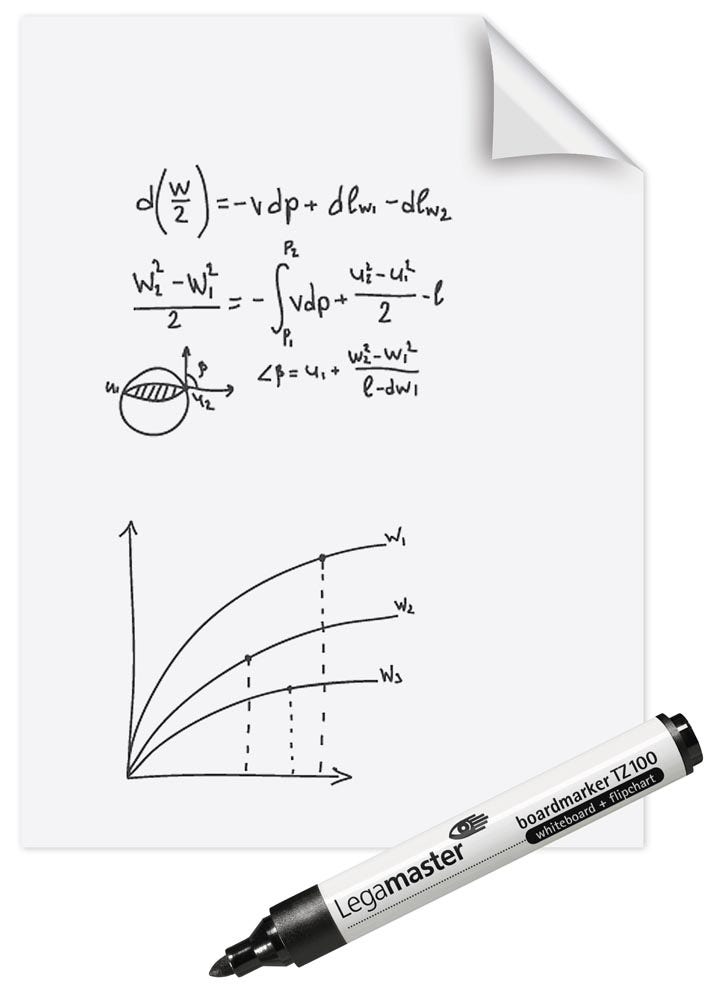 Magic Chart whiteboard folie (60 x 80 cm)