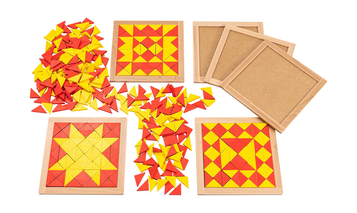 Magisch mozaïek | Rood - Geel | Klassenset