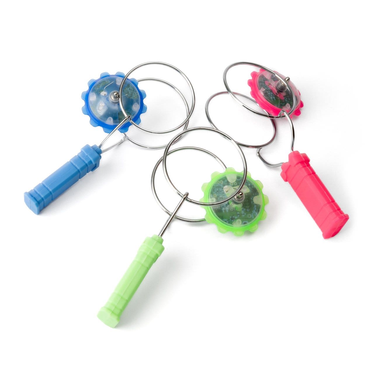 Magnetische tol - lichtgevende LED-tol (Set van 3)