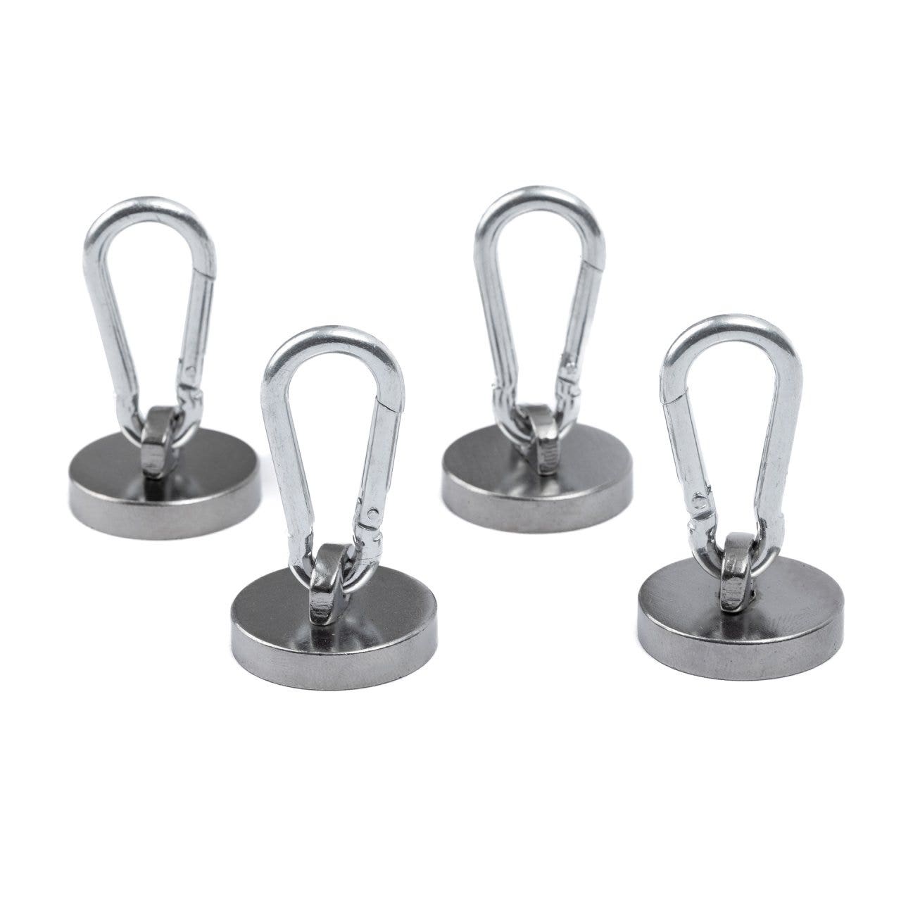 Magneet karabijnhaak (4 st.)