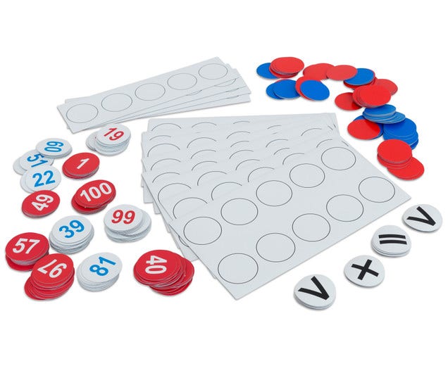 Magnetisch rekenmateriaal tot 100