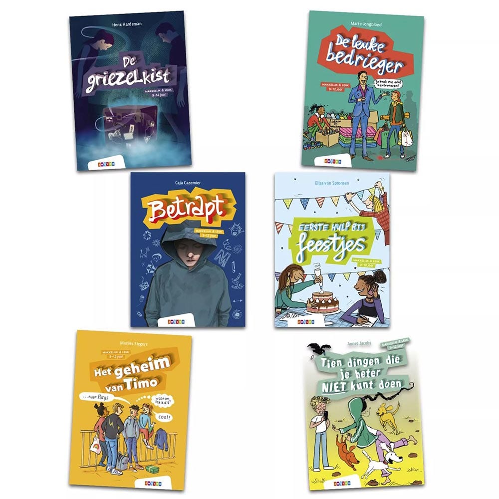 Makkelijk & Leuk | Pakket leesboeken | AVI M4 | 6 delen